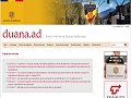 El sitio web de Aduanas del Principado de Andorra