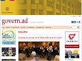 Web del Gobierno del Principado de Andorra